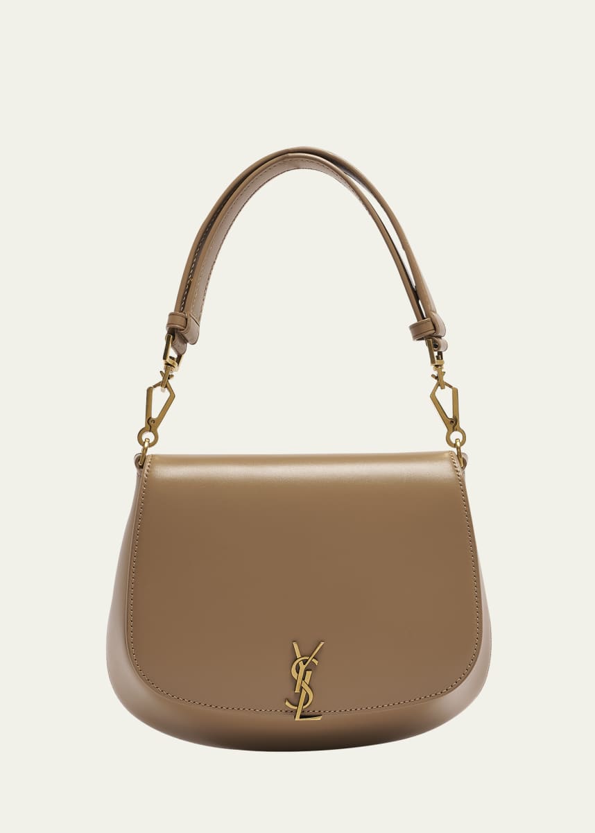 Saint Laurent Voltaire Top-Handle Bag in Smooth Leather