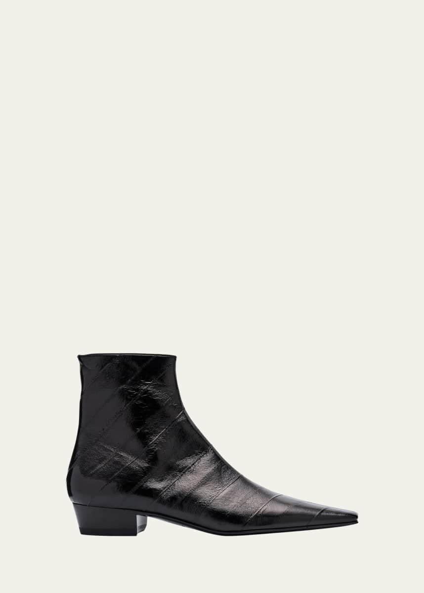 Saint Laurent Men's Paolo 30 Zip Ankle Boots