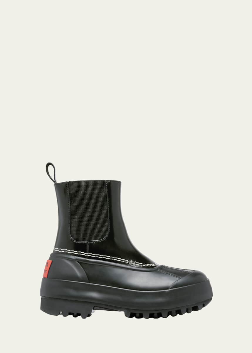 Sorel x Proenza Schouler x Proenza Schouler Leather Rubber Chelsea Booties