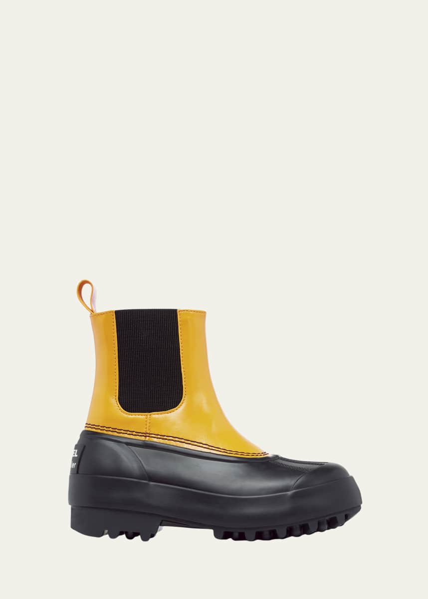 Sorel x Proenza Schouler x Proenza Schouler Leather Rubber Chelsea Booties