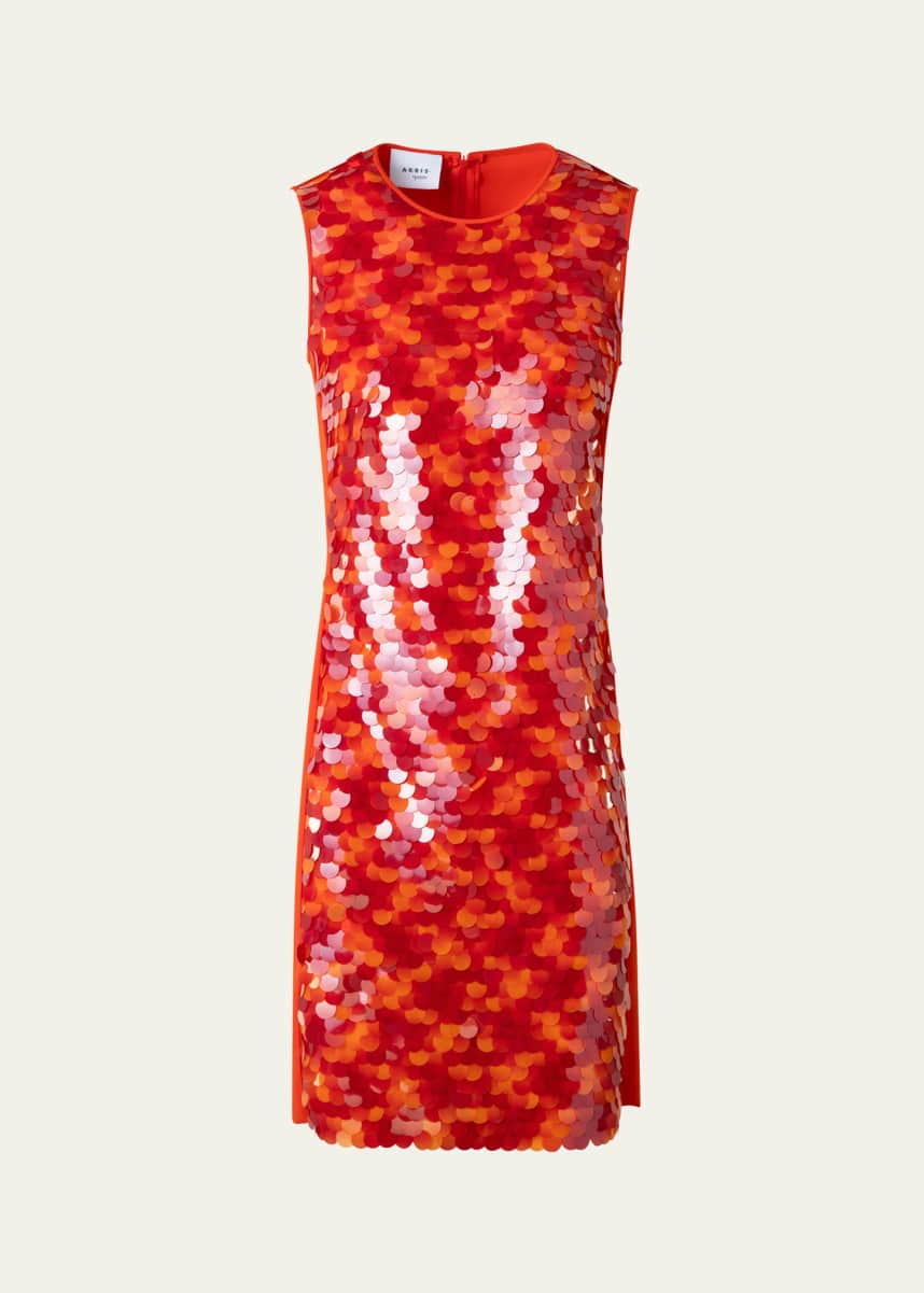 Akris punto Sequined Mini Dress