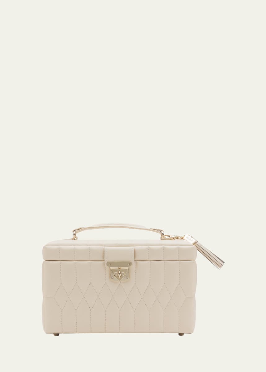 WOLF Caroline Ivory Medium Jewelry Case