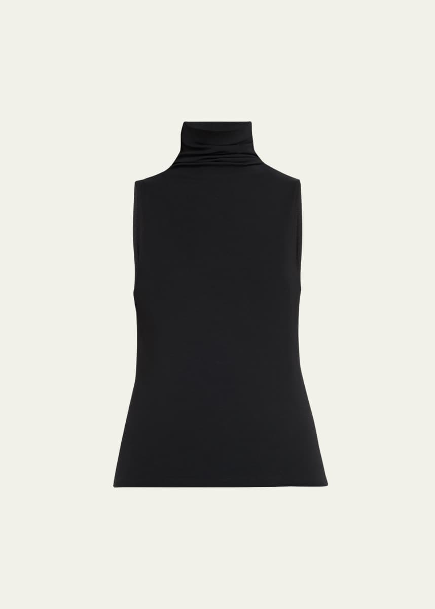 Vince Sleeveless Turtleneck Top