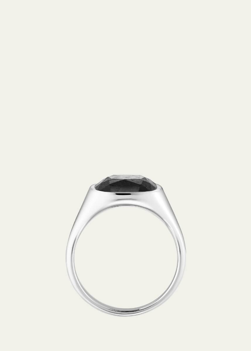 KINRADEN Men's The Brethren Mpingo Blackwood Signet Ring