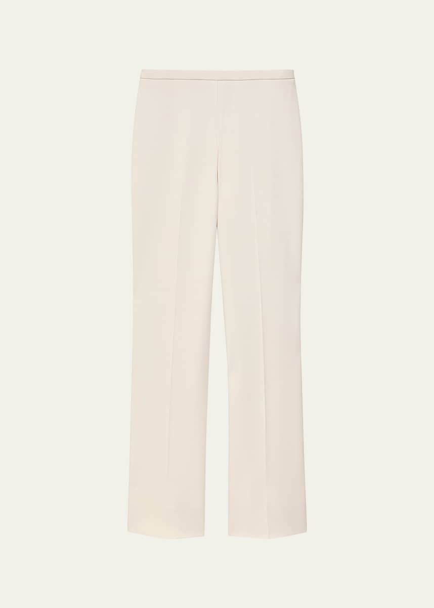 Another Tomorrow Straight Leg Jersey Pants