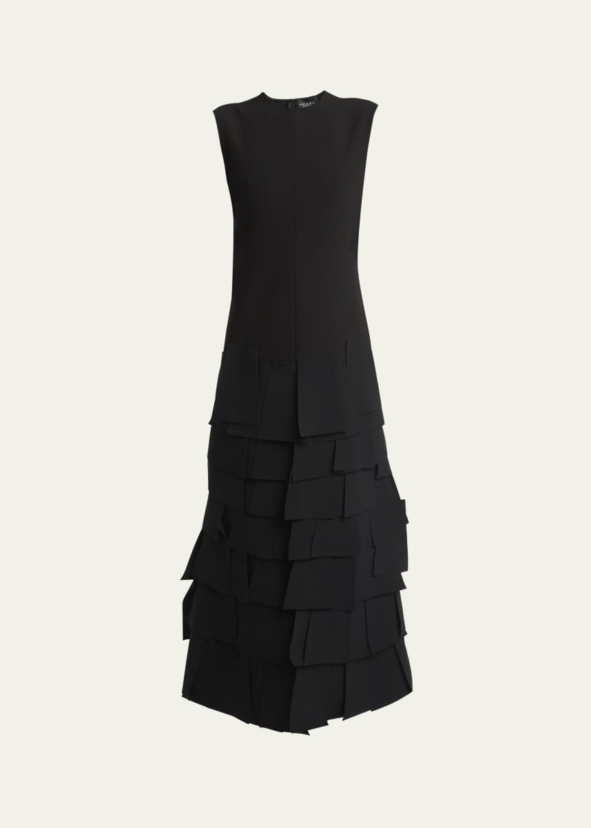 A.W.A.K.E. MODE Laser-Cut Sleeveless Maxi Dress