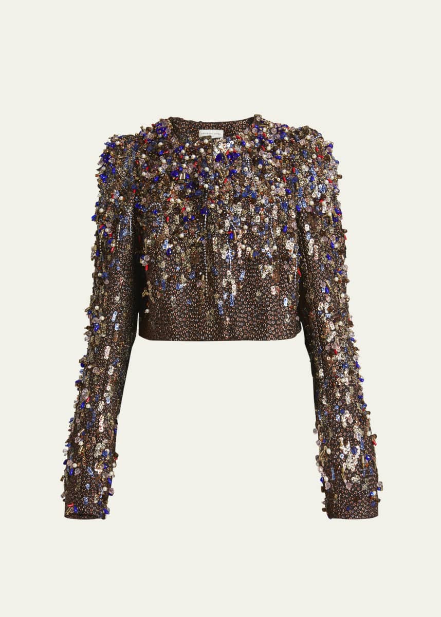 Dries Van Noten Bea Embellished Short Jacket