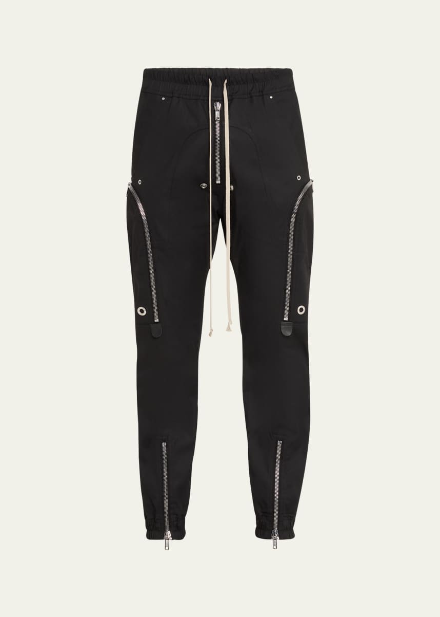 Rick Owens Men's Bauhaus Heavy Poplin Cargo Pants