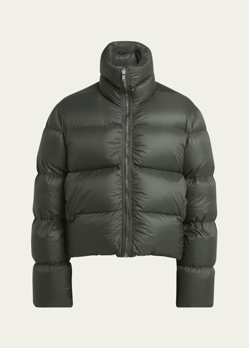 Rick Owens Men's Matte Nylon Puffer Coat