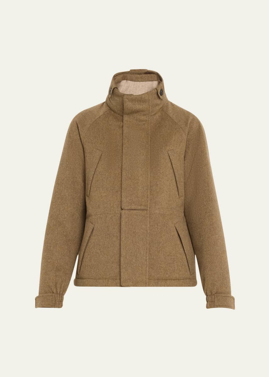 Loro Piana Icer Mini Storm Cashmere Parka Jacket