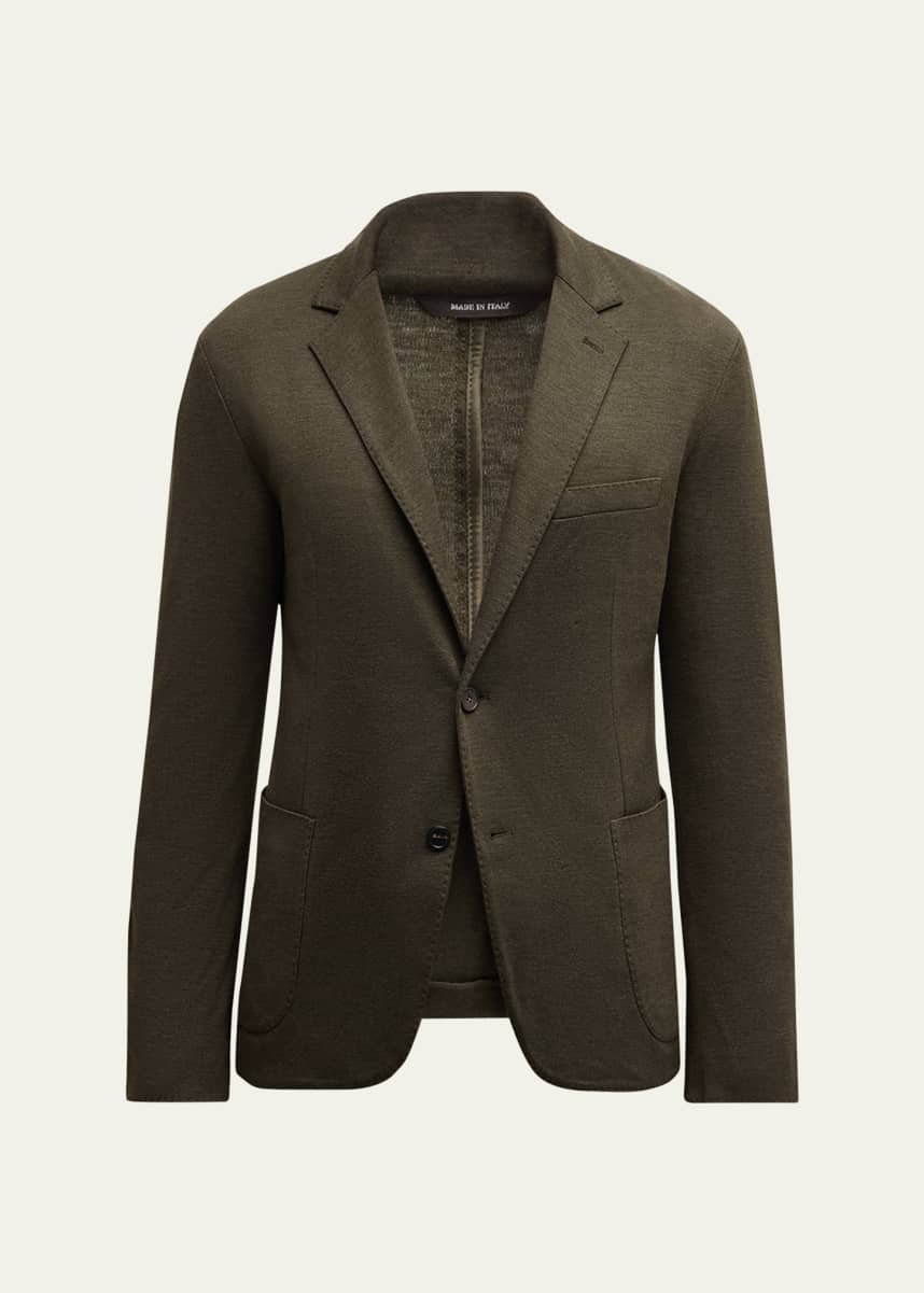 Loro Piana Men's Sunset Cashmere Silk Sports Jacket