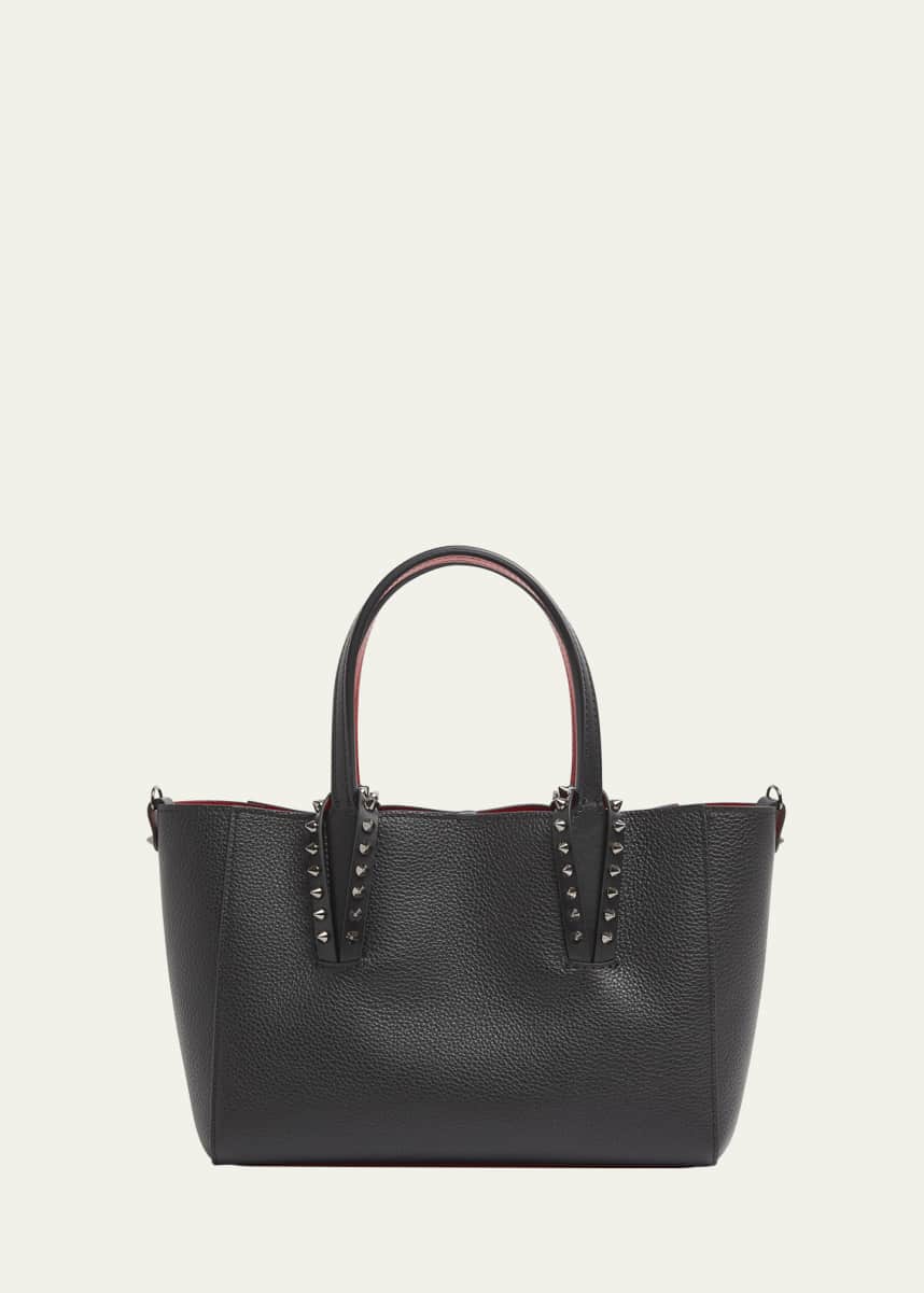 Christian Louboutin Cabata Soft East-West Mini Shoulder Bag in Grained Leather