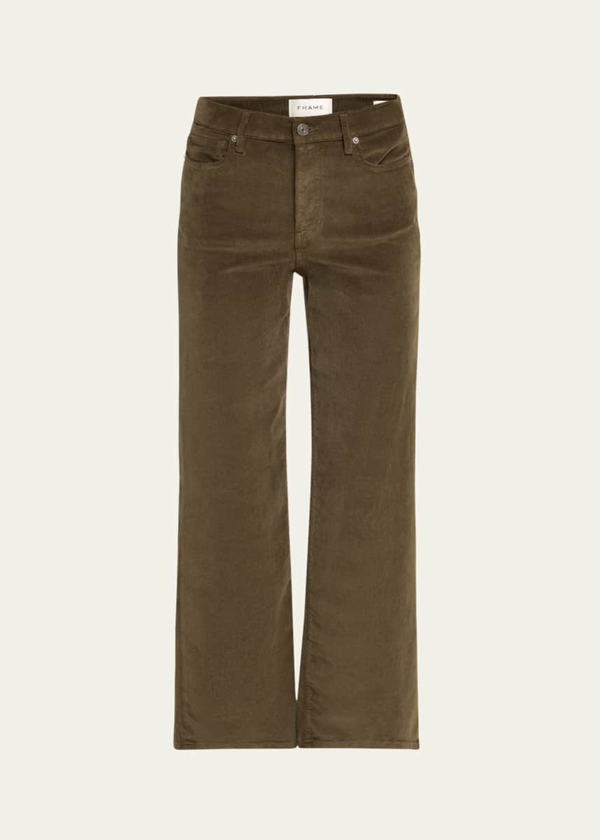FRAME Le Slim Palazzo Corduroy Jeans