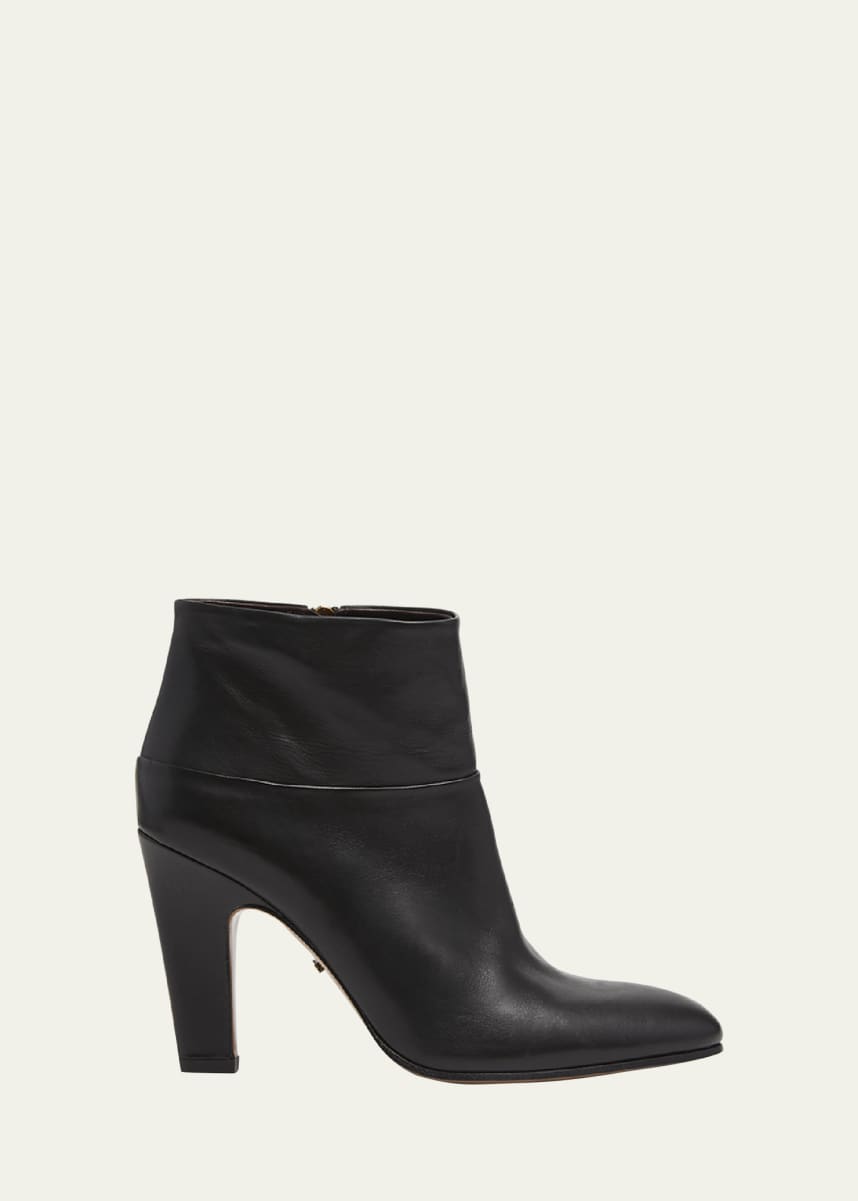Chloe Eve Leather Zip Ankle Booties