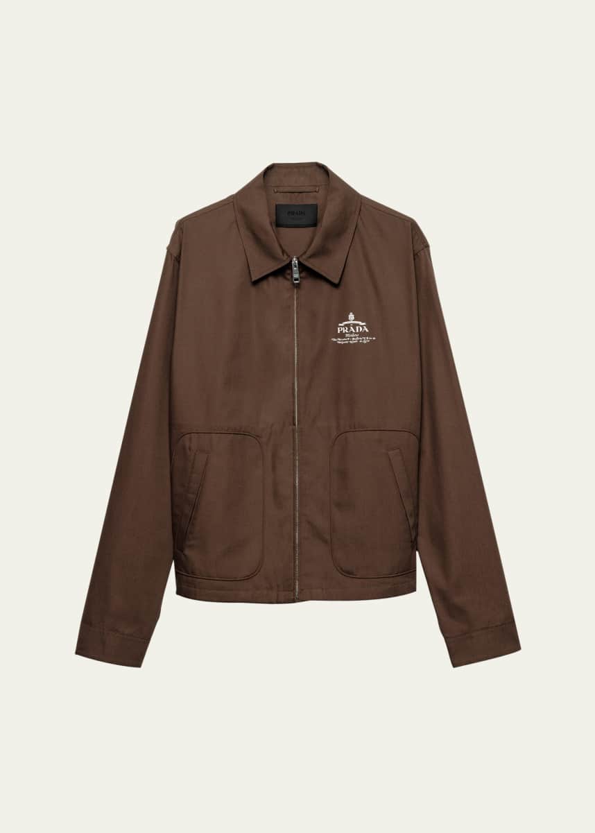 Prada Men's Archive Poplin Jacket - Bergdorf Goodman