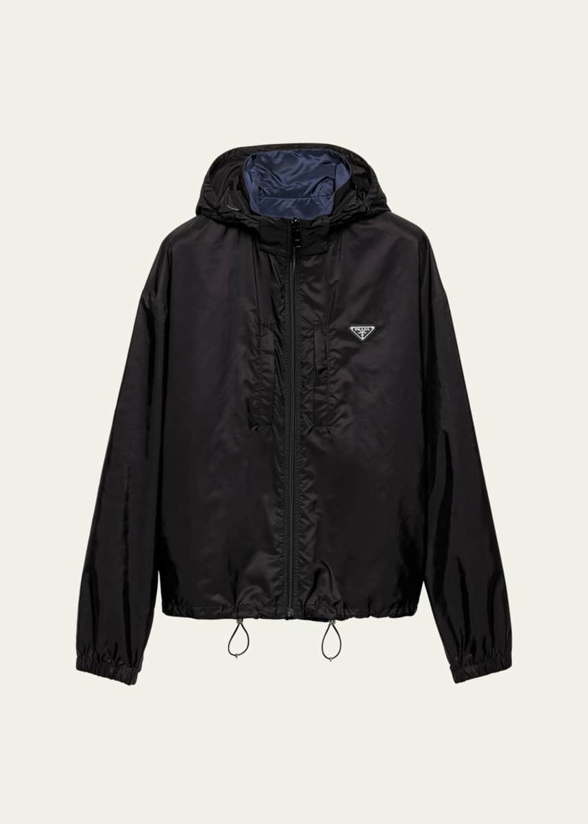 Prada Men's Re-Nylon Hooded Jacket