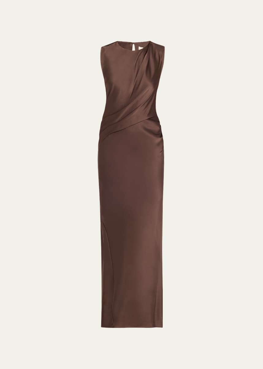 Tove Anwen Draped Silk Dress