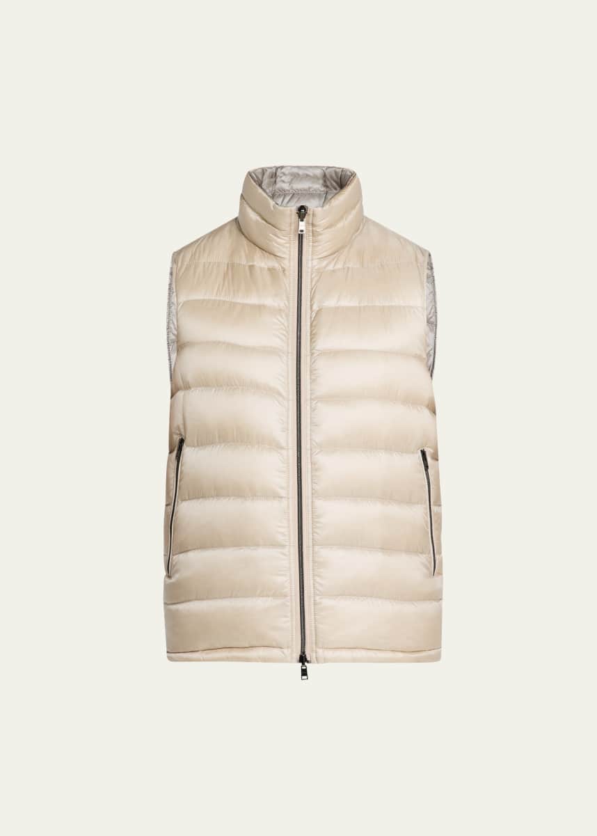 Herno Men's Reversible Down Nylon Vest