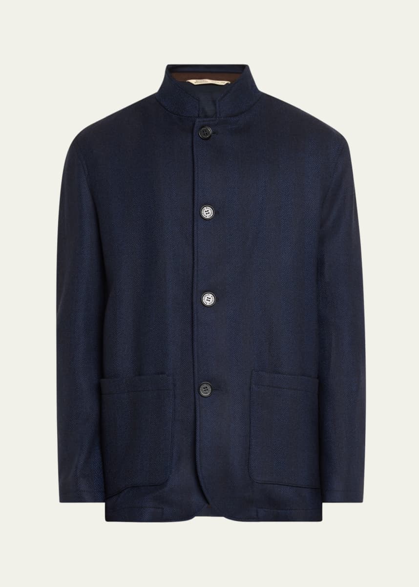 Baldassari Men's Wool Double-Face Jacket