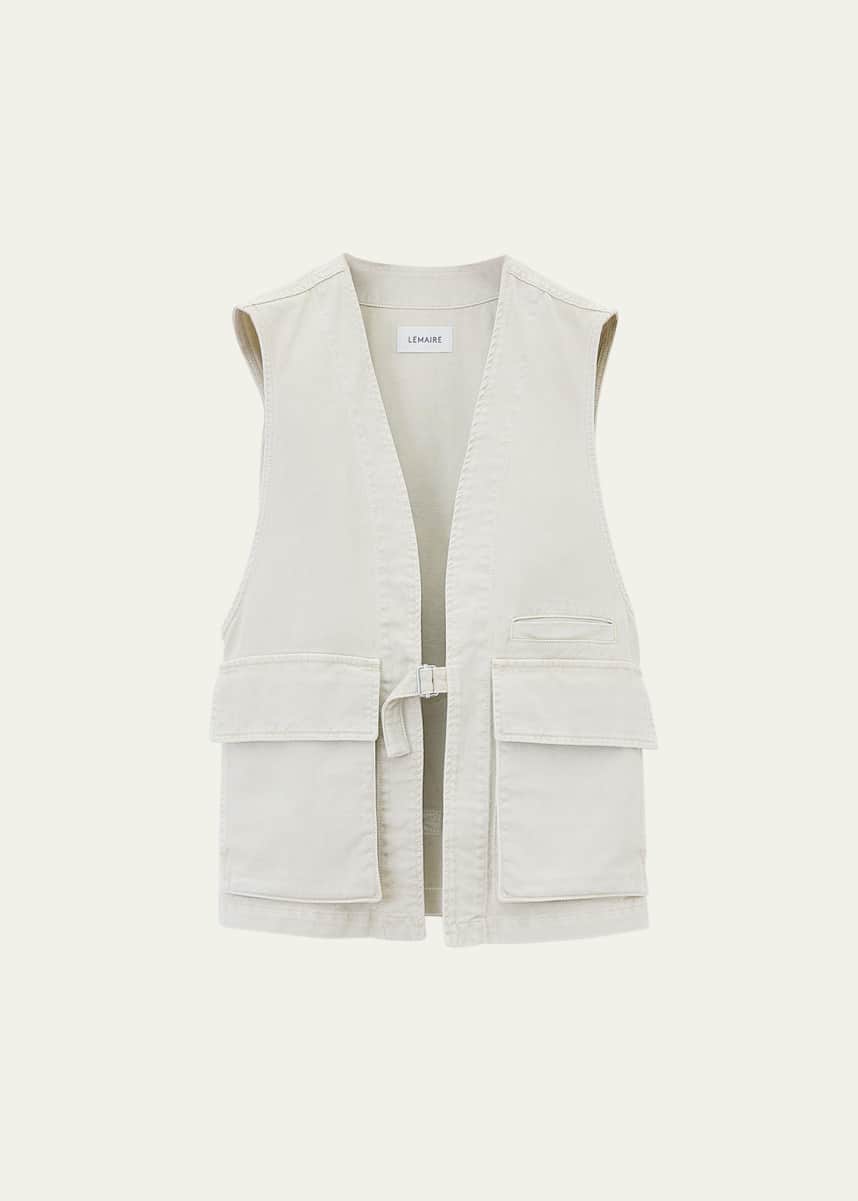 LEMAIRE Men's Denim Utility Vest