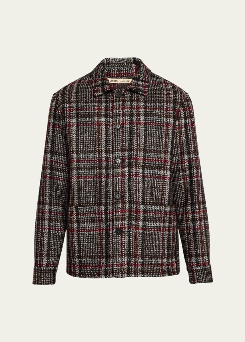 Baldassari Men's Plaid Chore Jacket