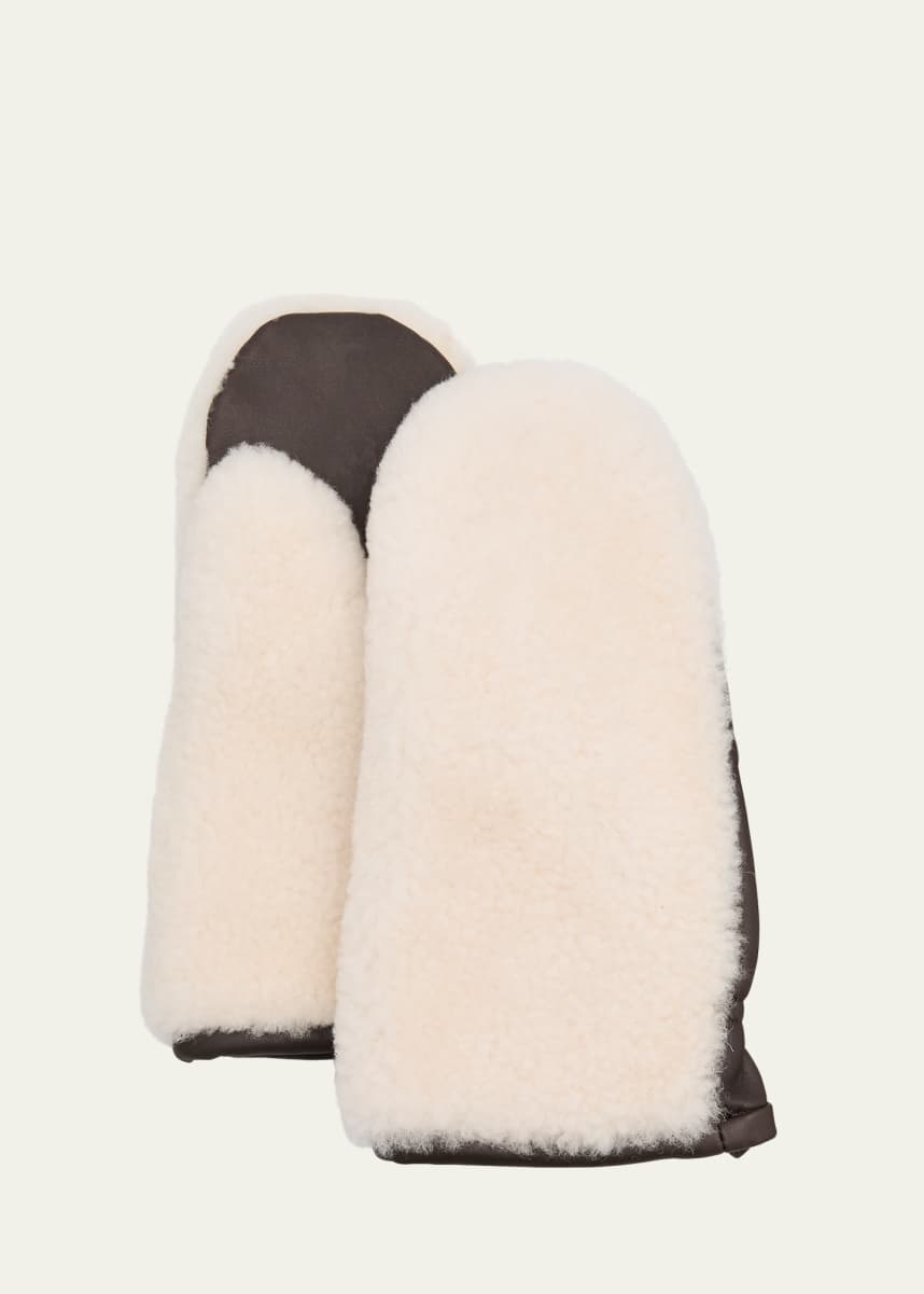 Yves Salomon Sheep Shearling Mittens
