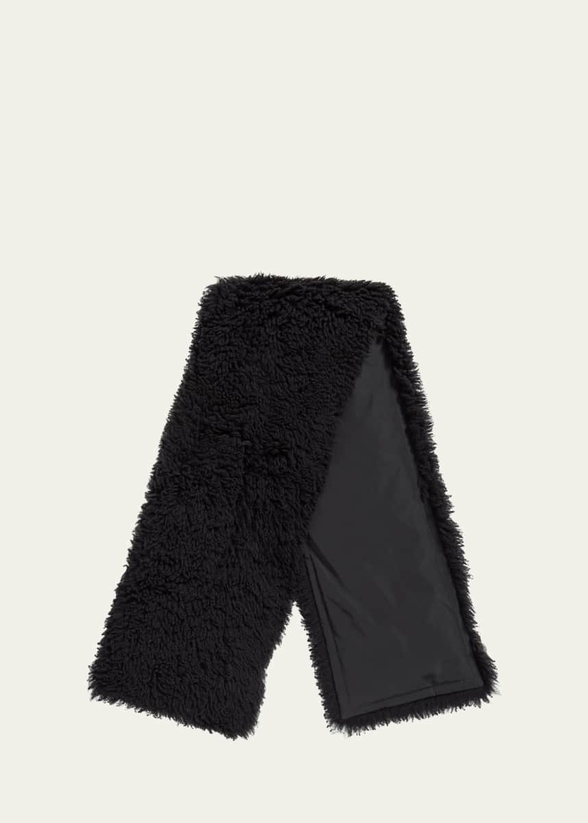 Yves Salomon Sheep Shearling Scarf