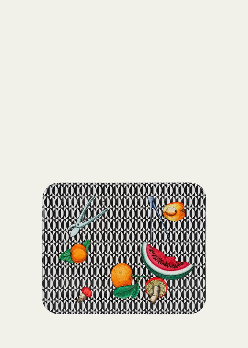Fornasetti Oggetti e Frutti Geometric Tray