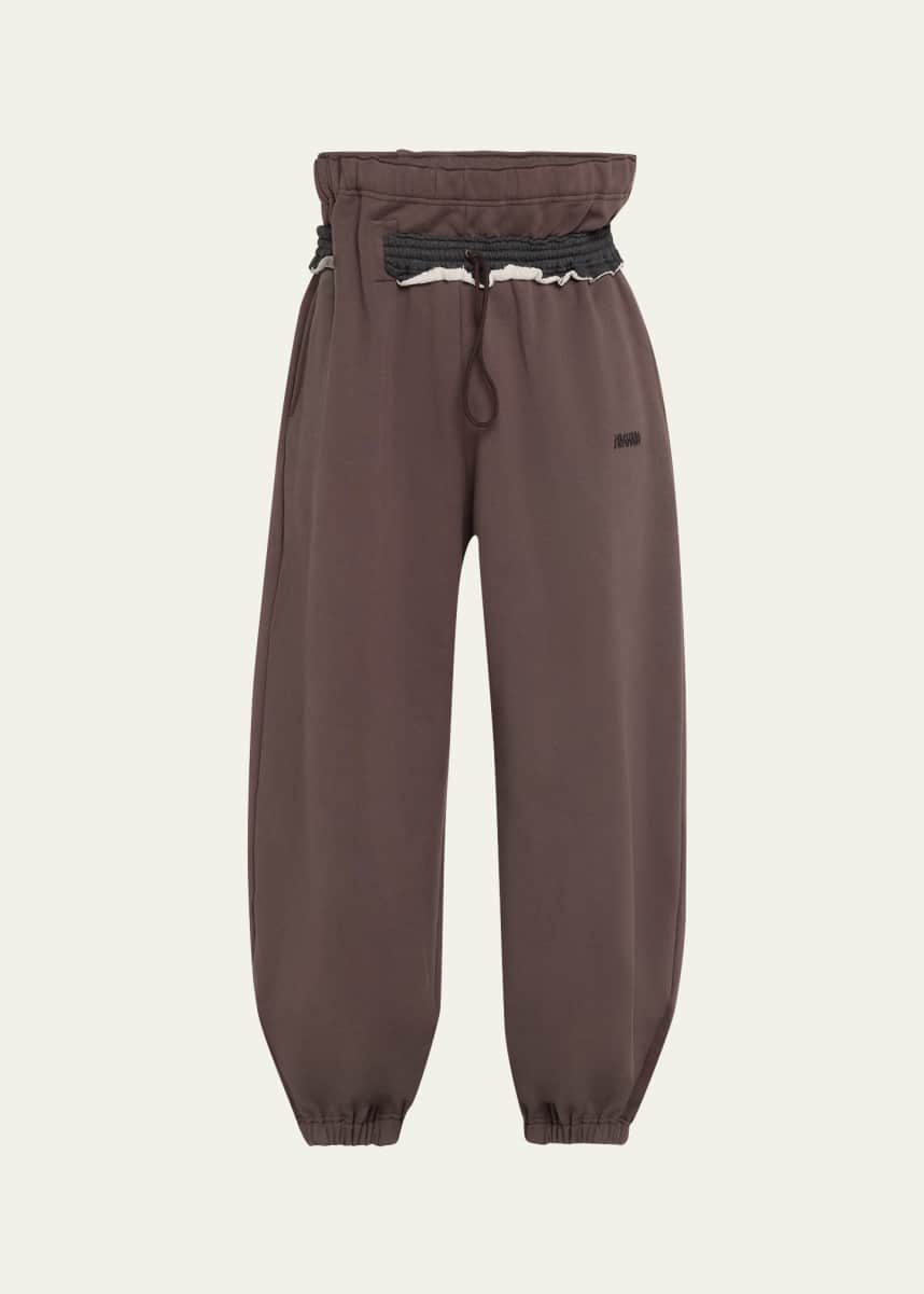 Magliano Men's Terry Patchwork-Waist Sweatpants