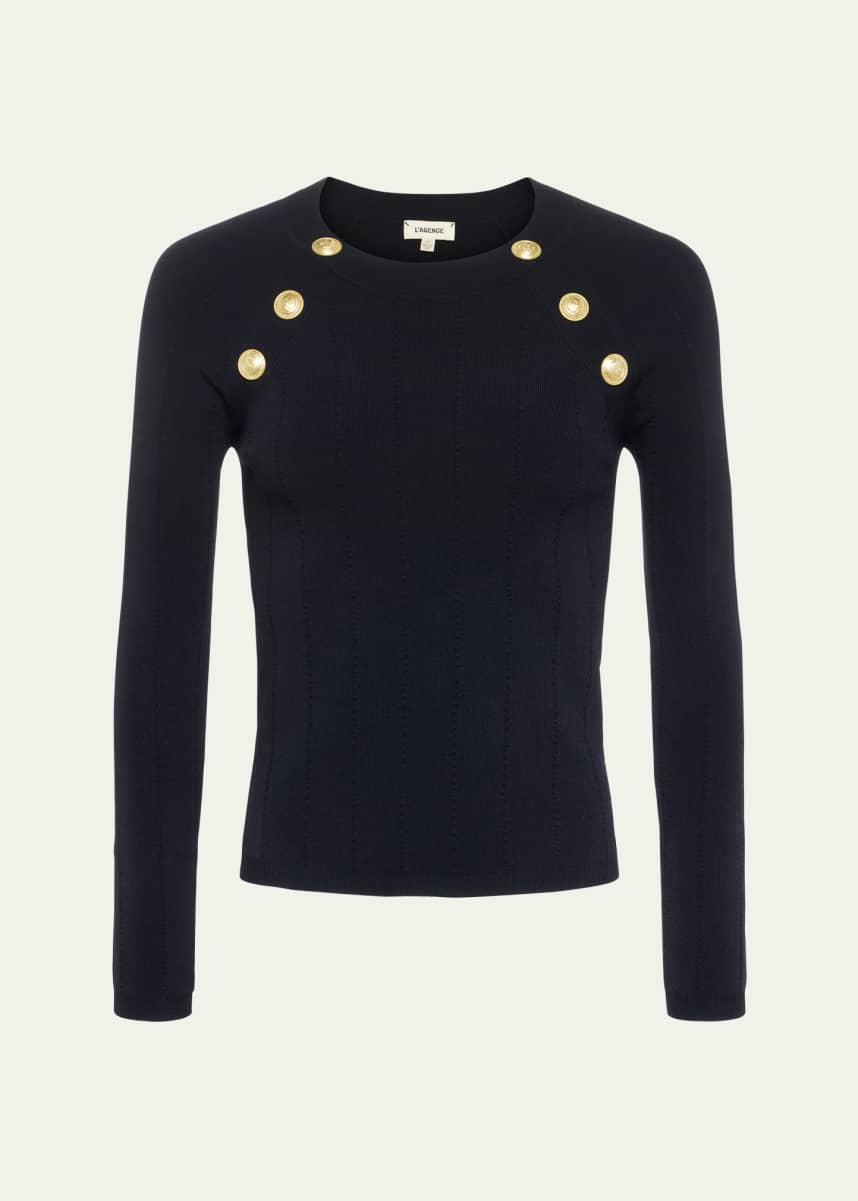 L'Agence Gretchen Crewneck Pullover