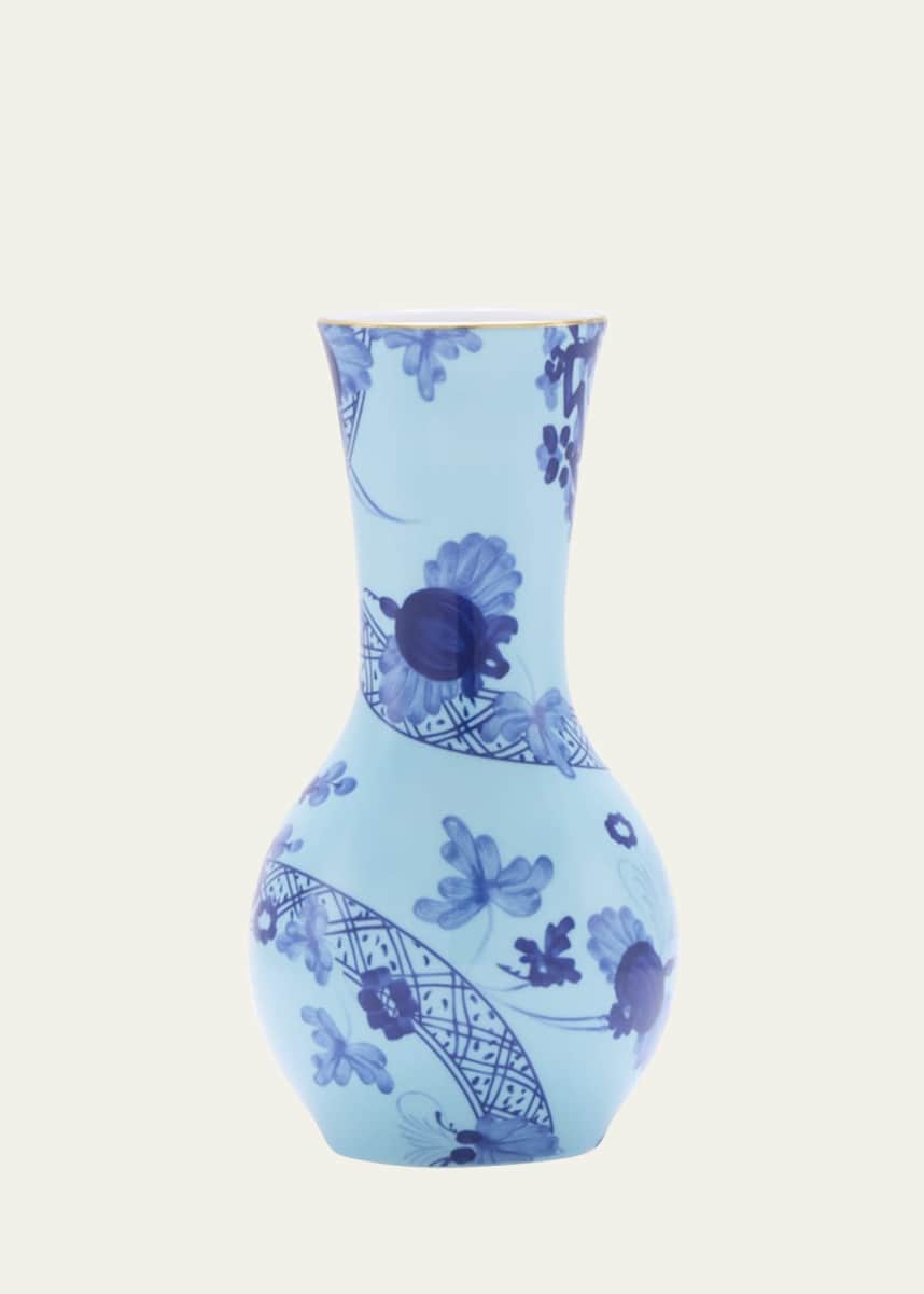 GINORI 1735 Oriente Italiano Tulipano Iris Vase, 8"