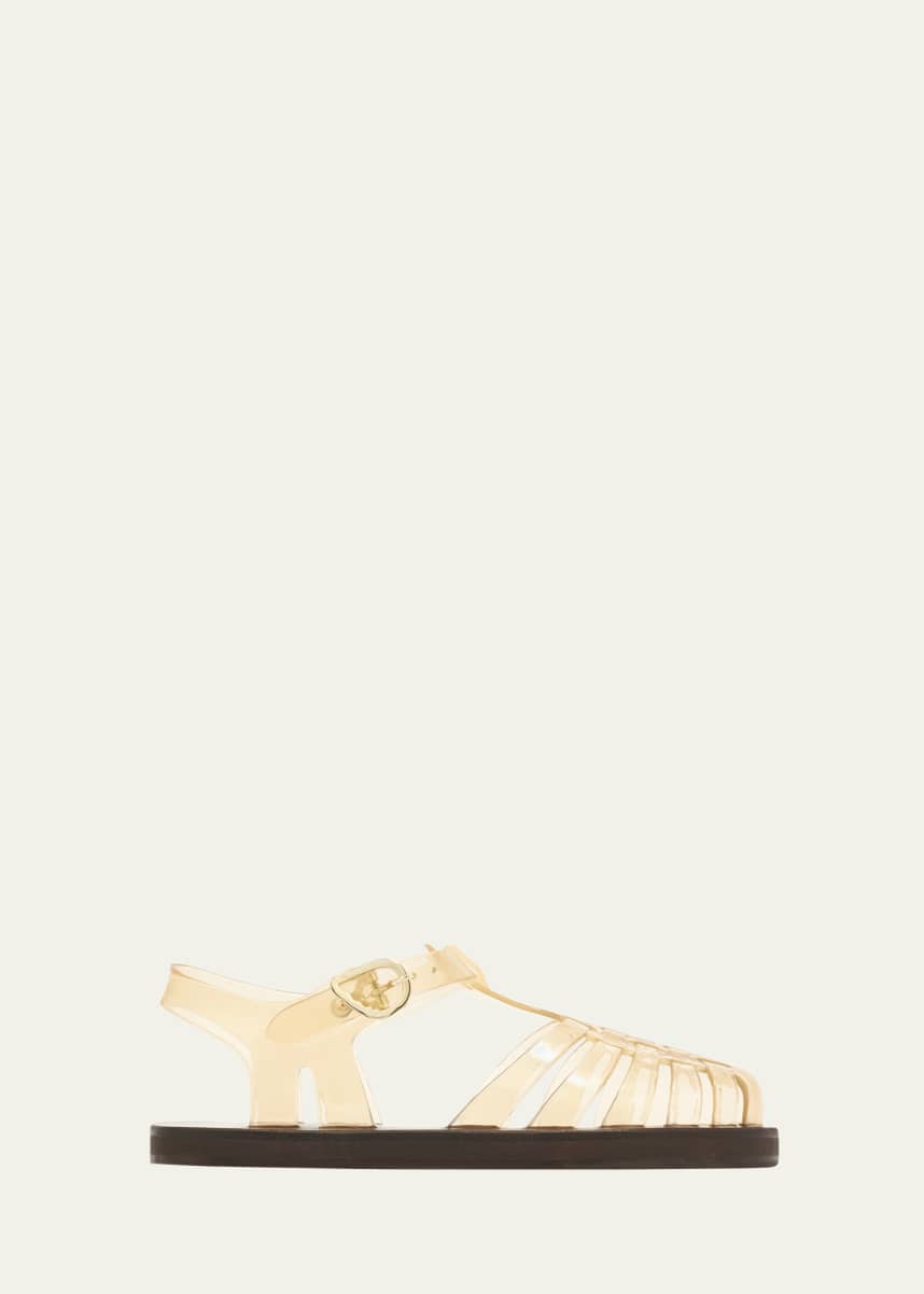 Ancient Greek Sandals Homeria Transparent Jelly Fisherman Sandals