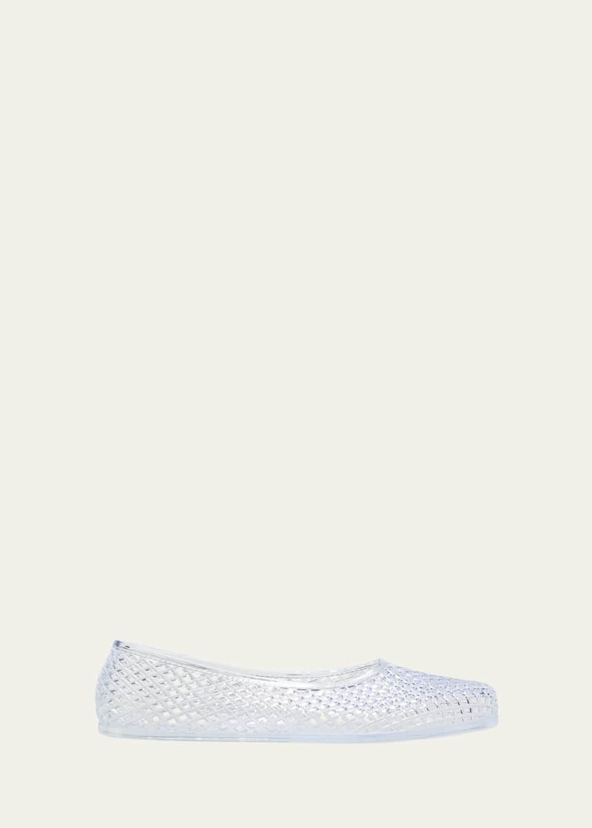 Ancient Greek Sandals Iro Transparent Jelly Ballerina Flats
