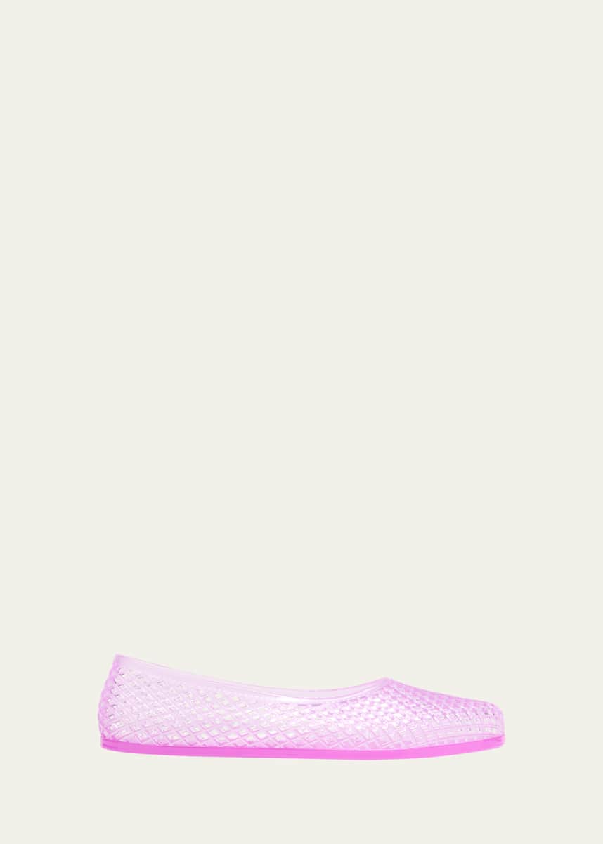 Ancient Greek Sandals Iro Transparent Jelly Ballerina Flats