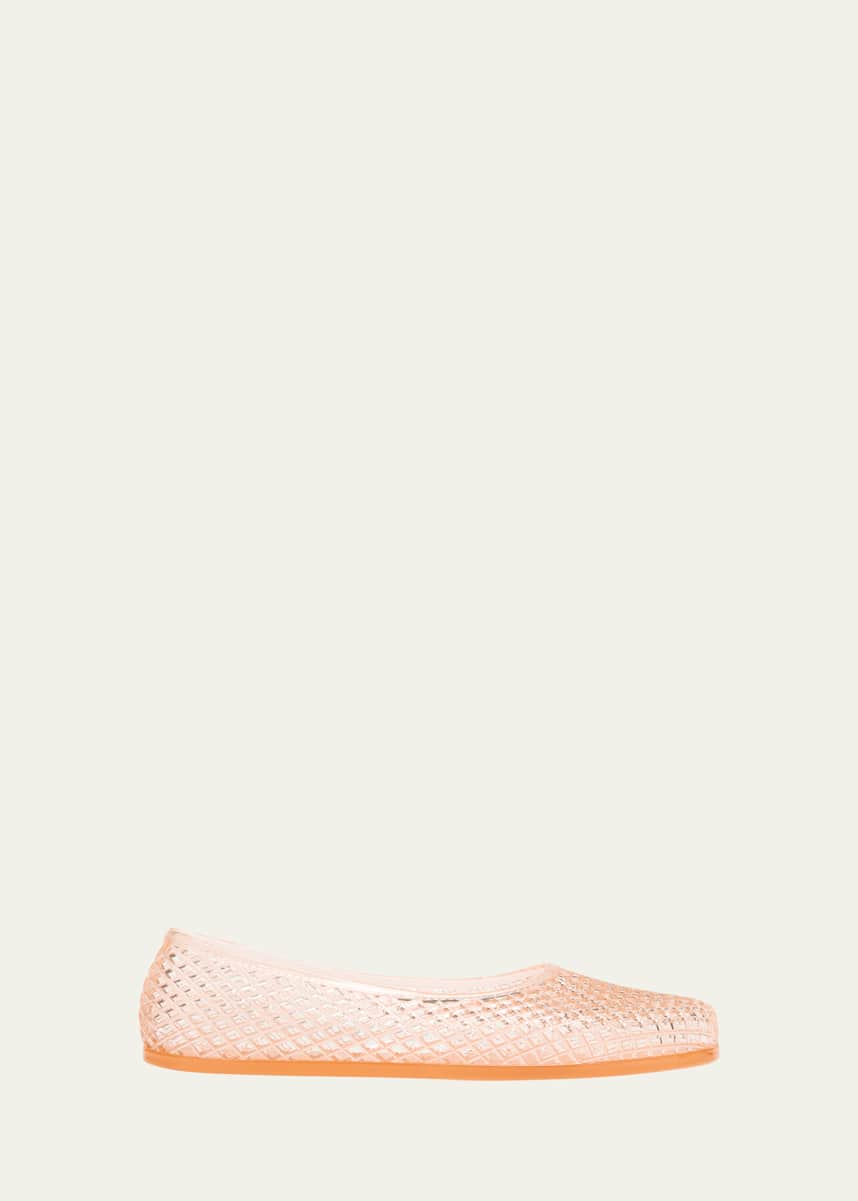Ancient Greek Sandals Iro Transparent Jelly Ballerina Flats