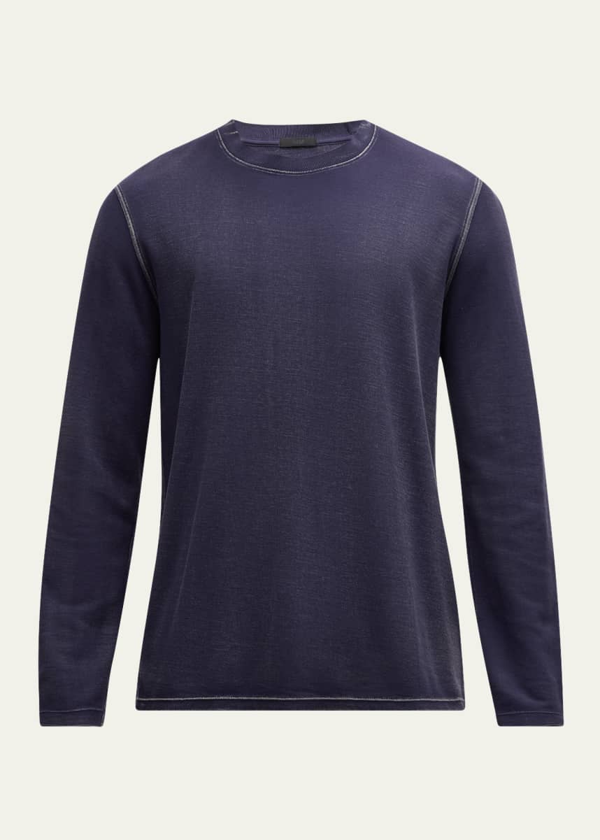 ATM Anthony Thomas Melillo Men's Washed Pique Sweatshirt