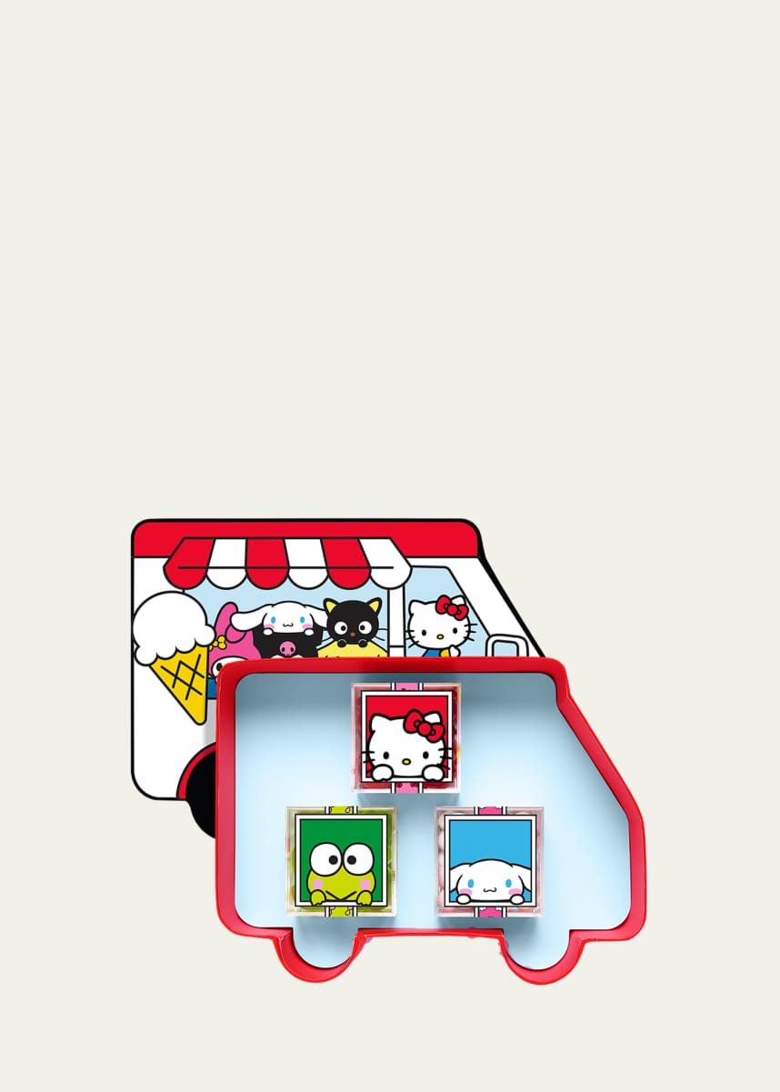 Sugarfina Hello Kitty and Friends 3-Piece Truck Bento Box