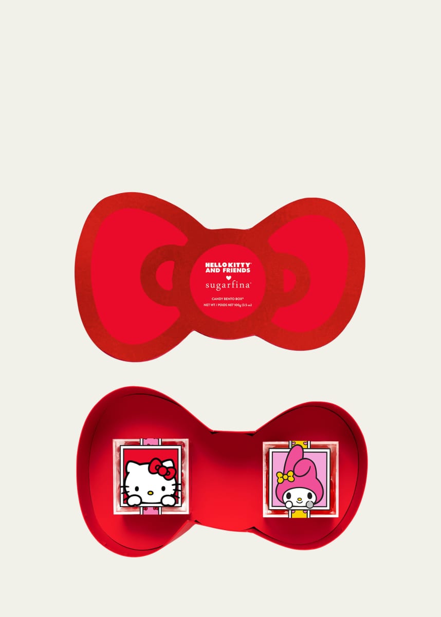 Sugarfina Hello Kitty and Friends 2-Piece Bow Candy Bento Box