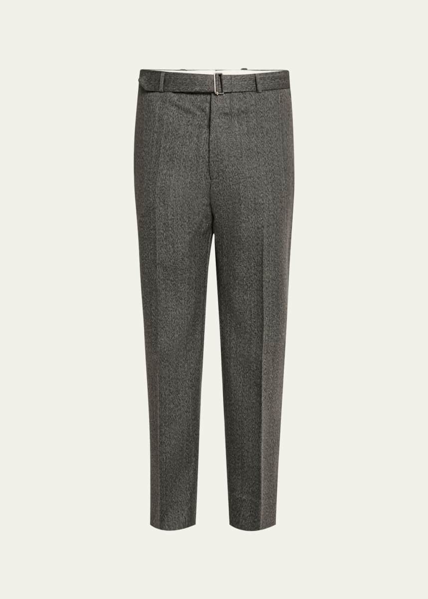 Officine Generale Men's Herringbone Carrot Pants