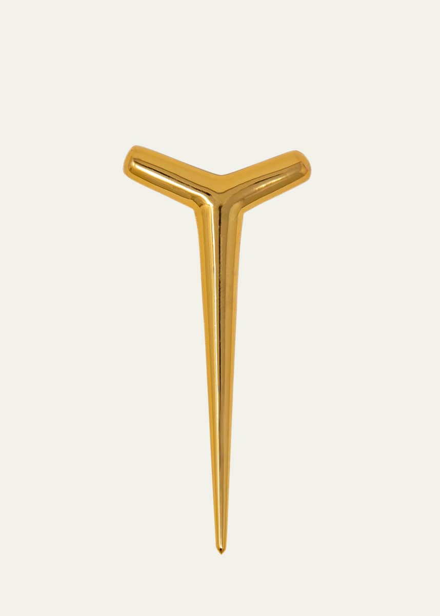 Peter Callahan Gold Metal Chicken Bone Server