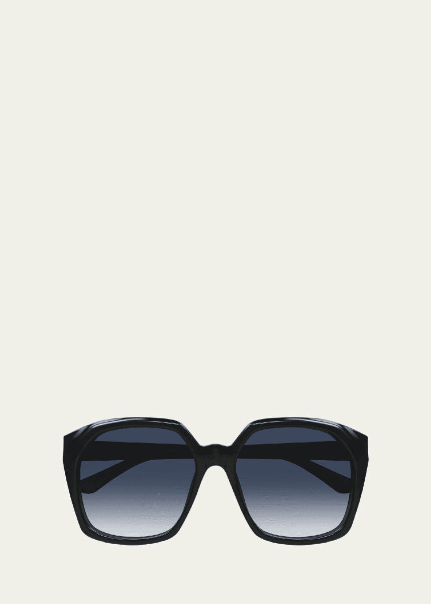 Chloe Acetate Round Sunglasses
