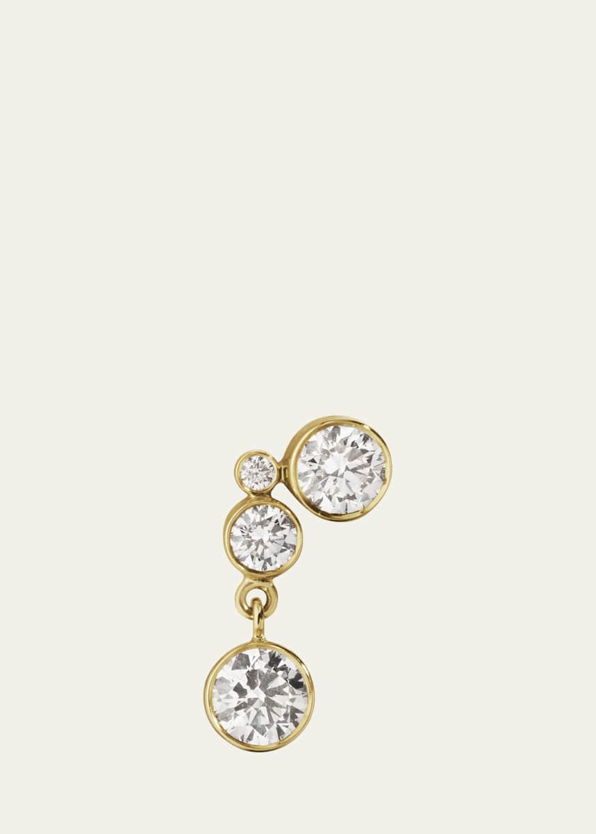Sophie Bille Brahe 18K Yellow Gold Stella Diamond Earring, Single