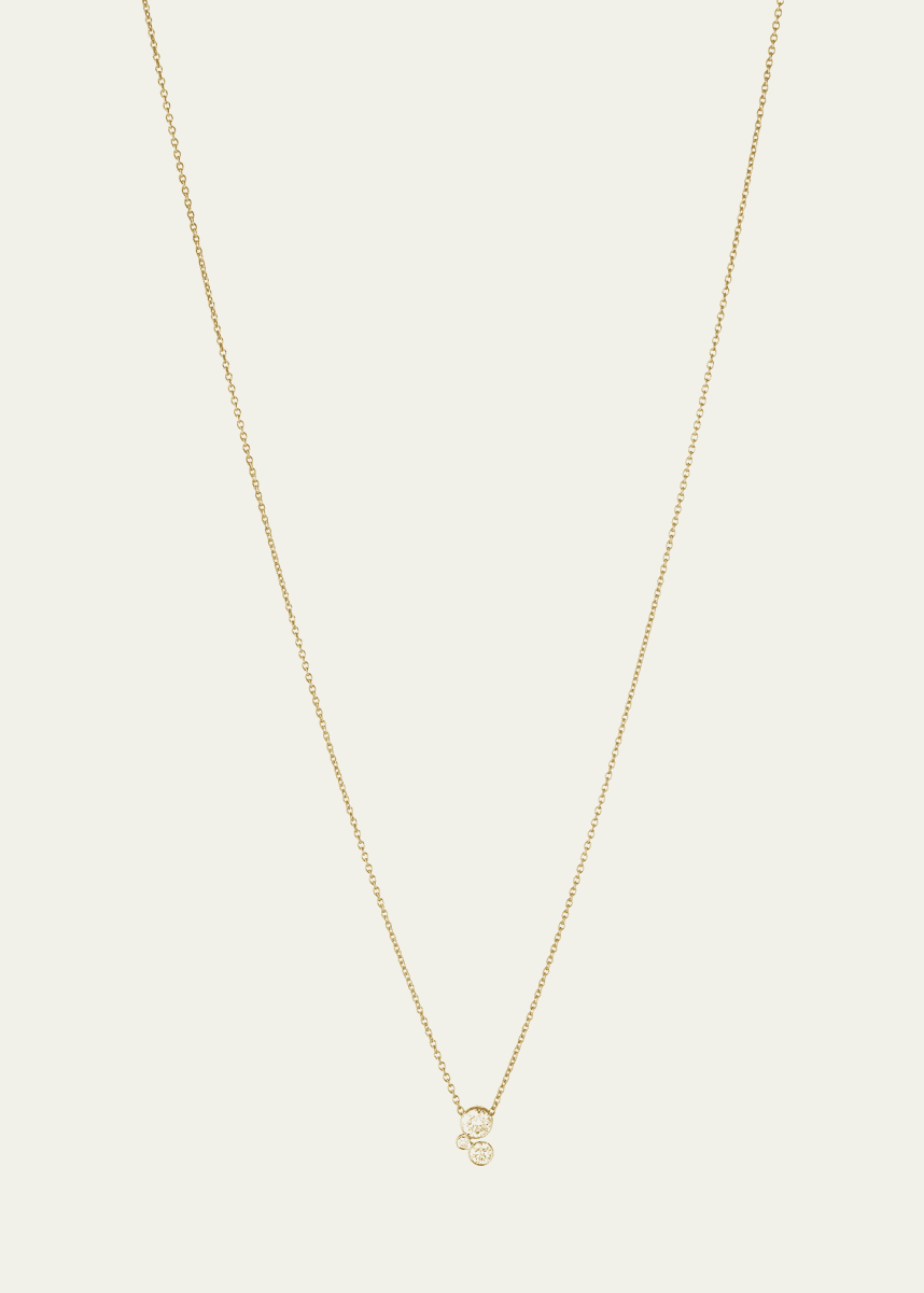 Sophie Bille Brahe 18K Yellow Gold Stella Diamond Necklace, 17"L
