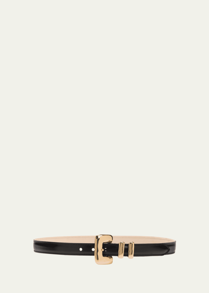 Dehanche Tetra Buckle Leather Belt