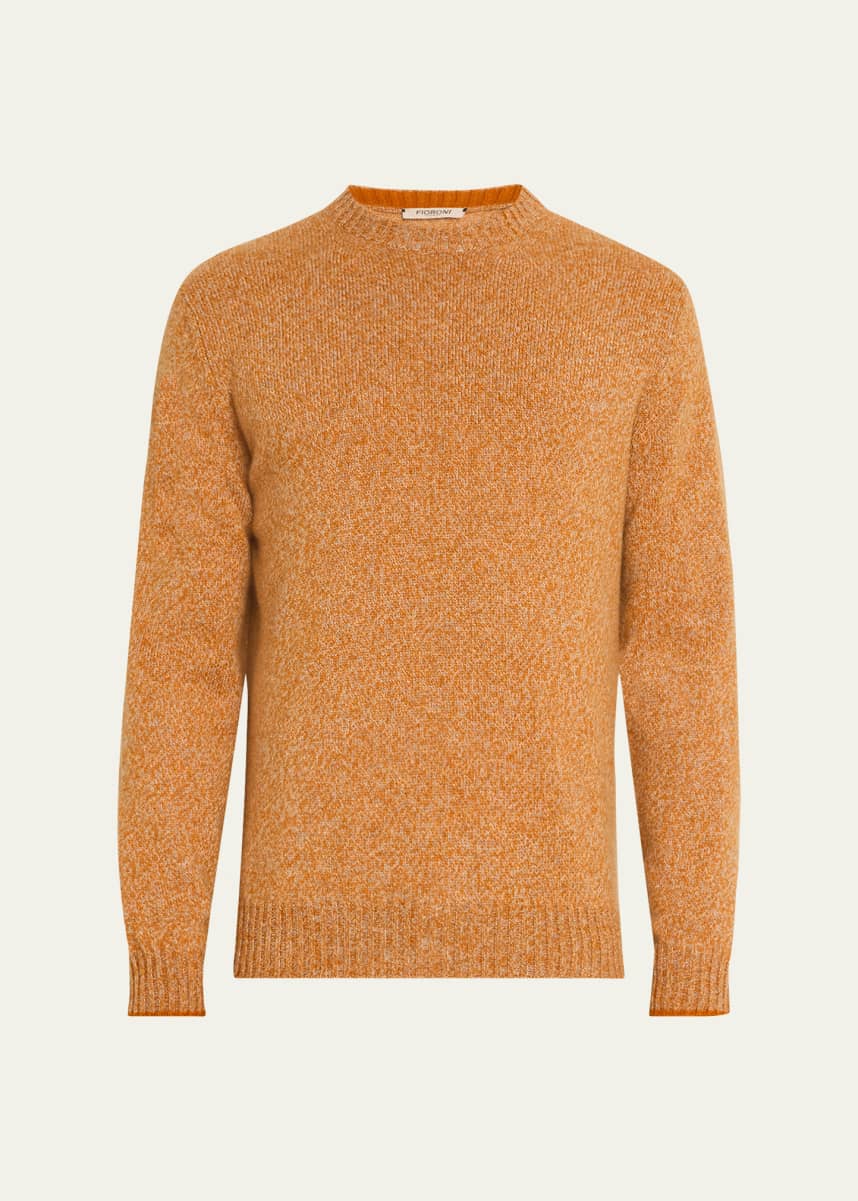Fioroni Men's Cashmere Knit Crewneck Sweater