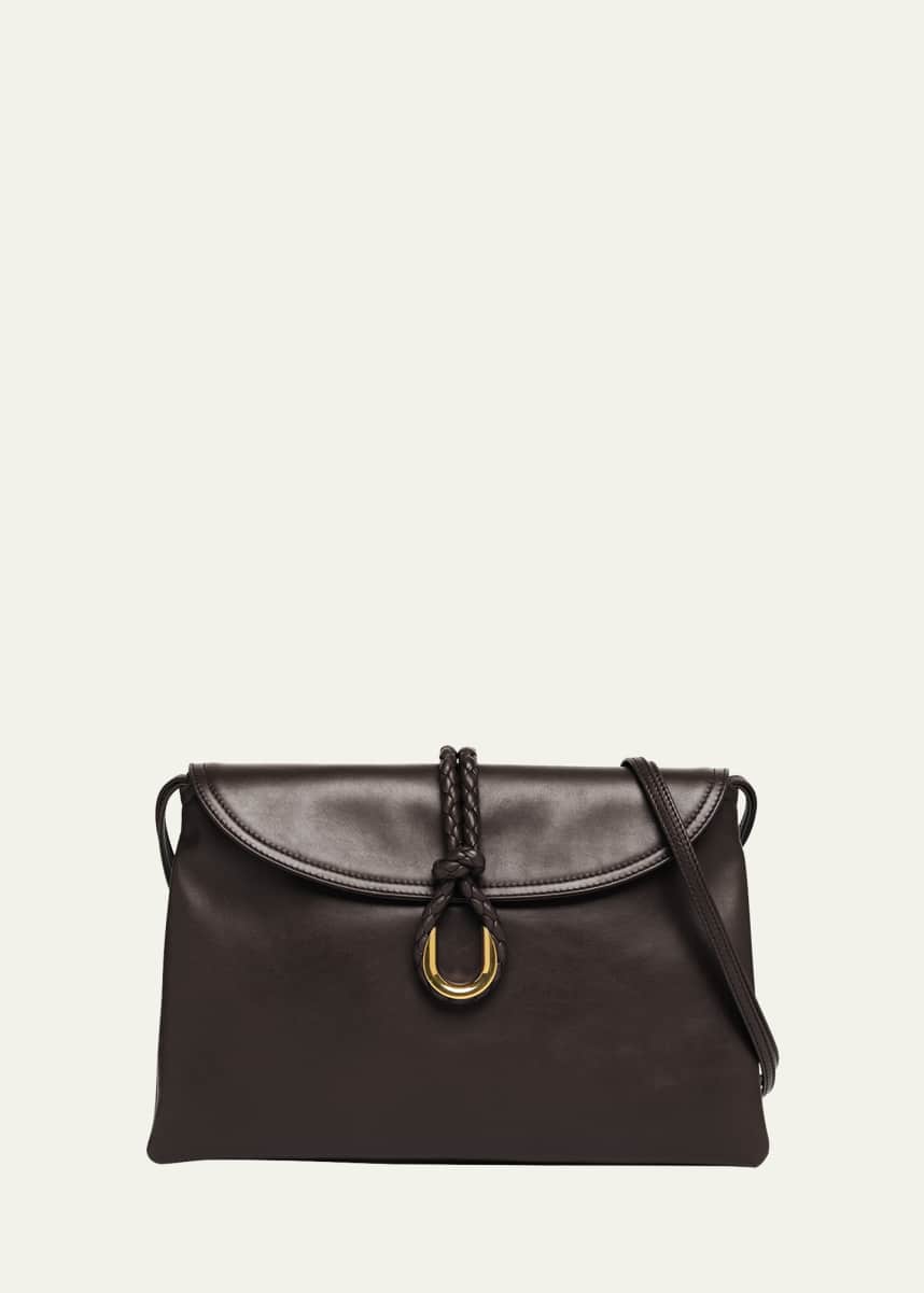 Bottega Veneta Small Liberta Double Flap Crossbody Bag
