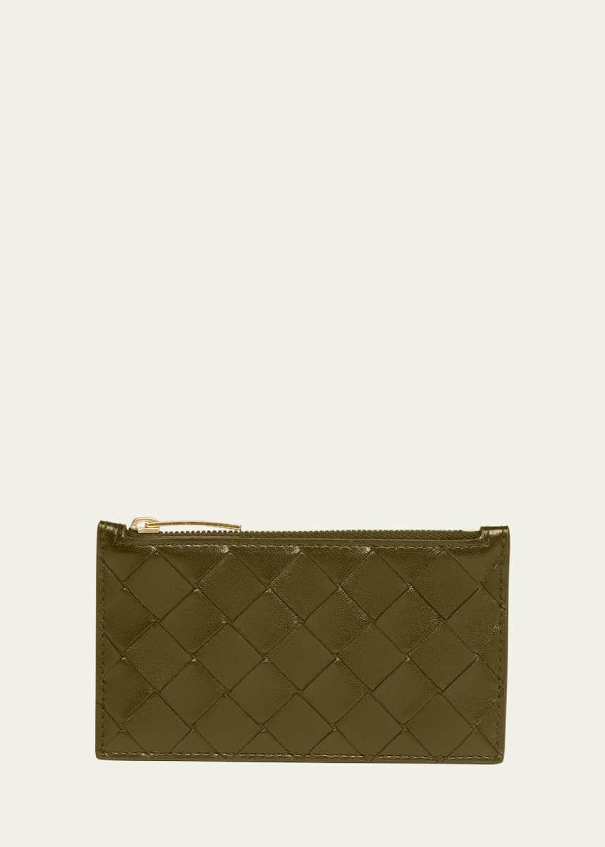 Bottega Veneta Zip Leather Card Case