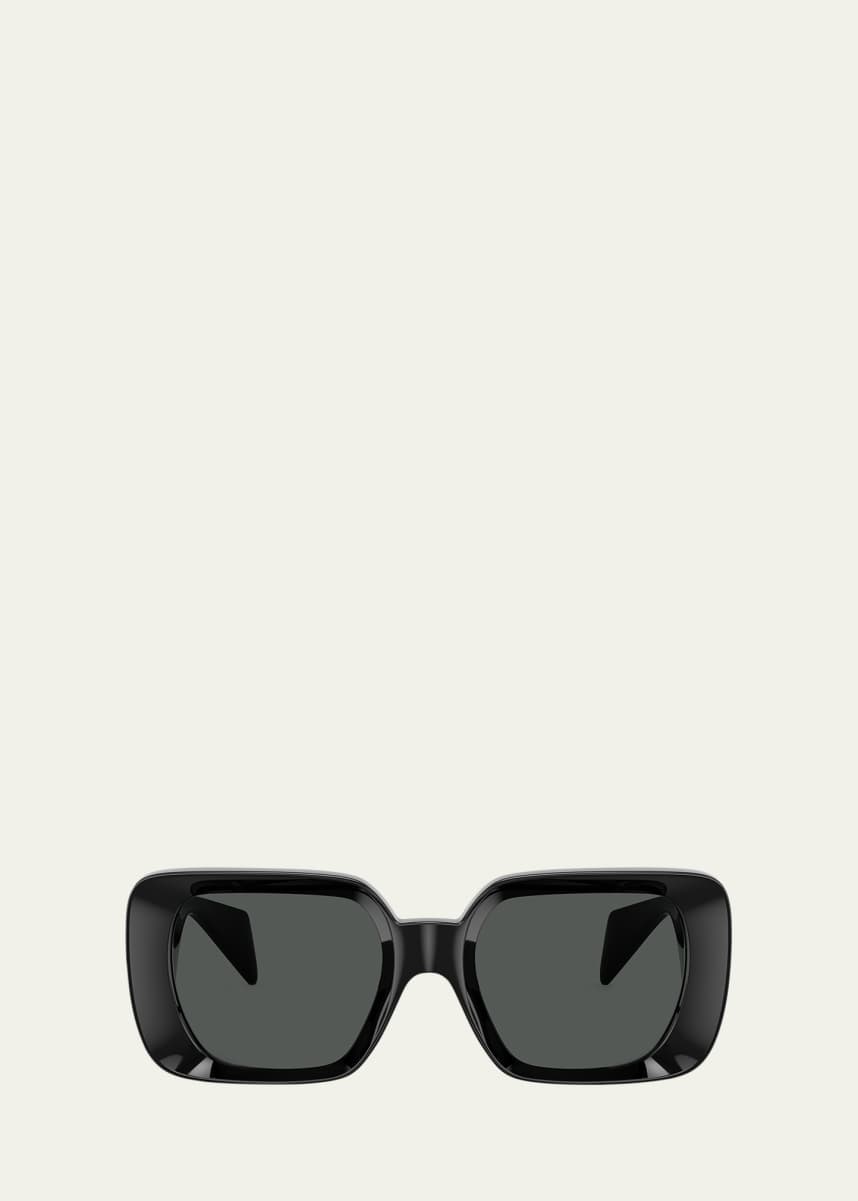 Versace Medusa Square Plastic Sunglasses