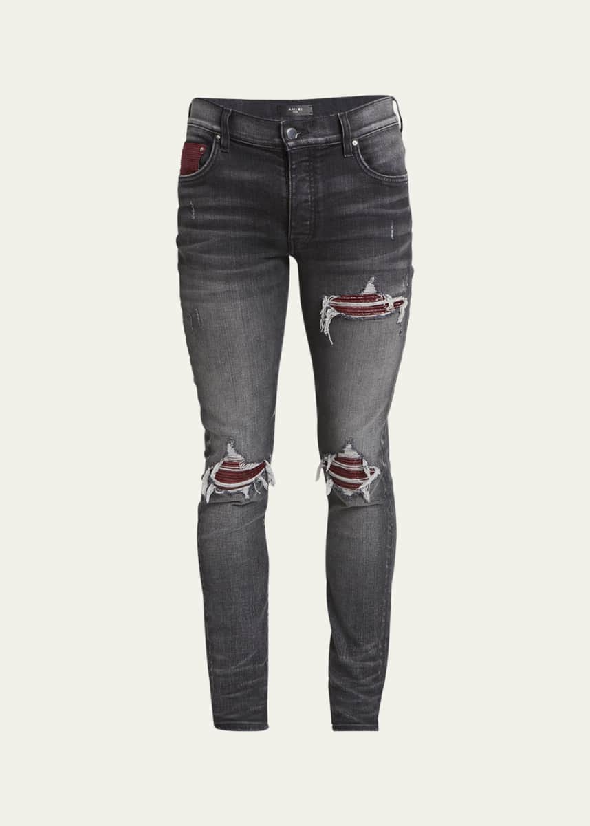 Amiri Men's MX1 Lurex Skinny Jeans
