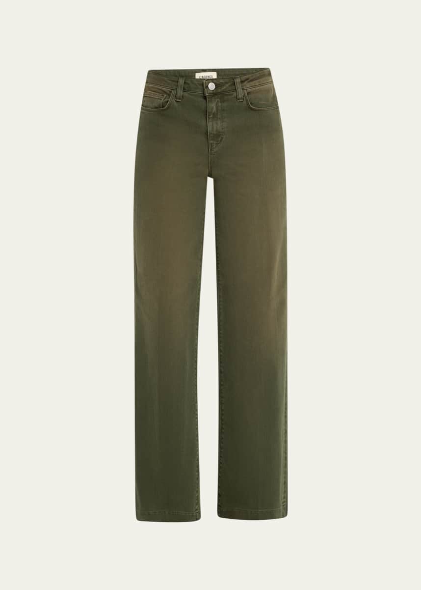 L'Agence Scottie High-Rise Wide-Leg Jeans